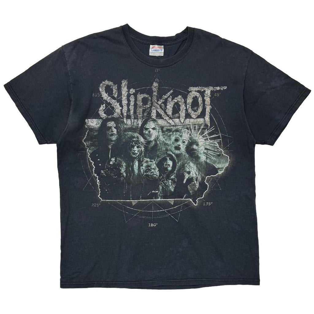 Slipknot 2009 MEMBER BLACK HANES LARGE 0747