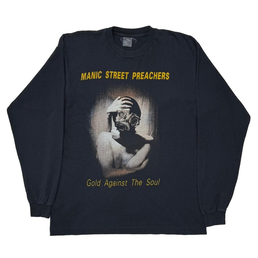 MANIC STREET PREACHERS GOLD AGAINST THE SOUL LS SCREEN STARS FITS XL 5667