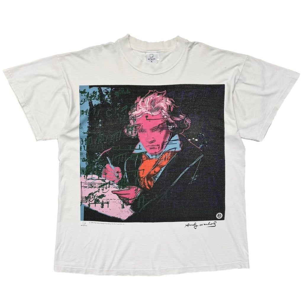 ANDY WARHOL 1993 BEETHOVEN WHITE XL 8344