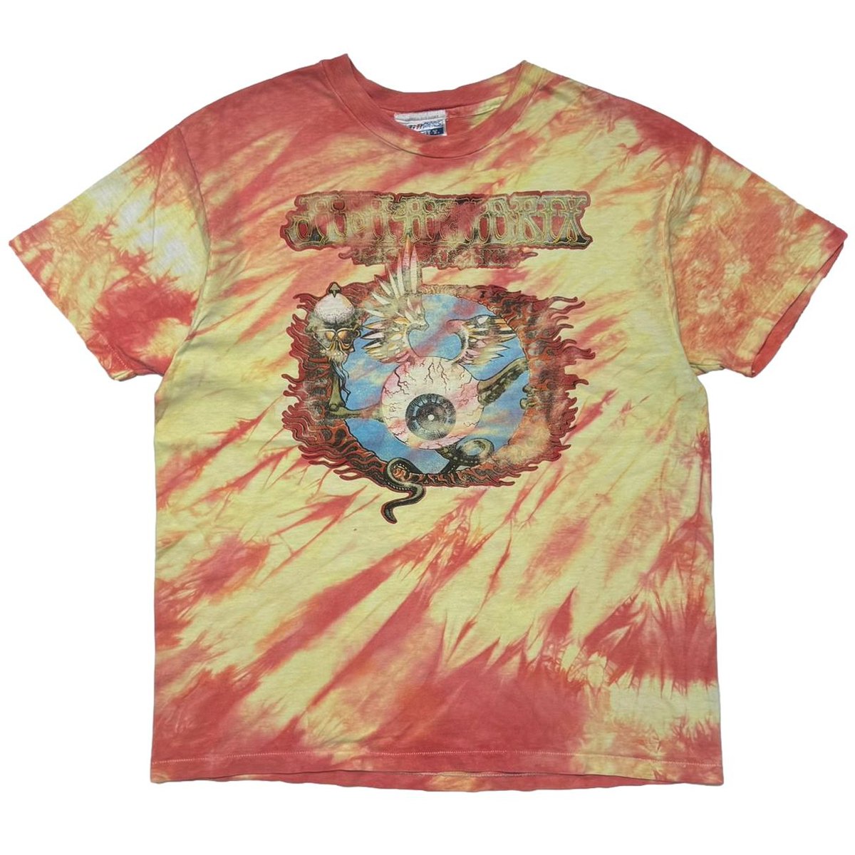 JIMI HENDRIX EXPERIENCE FLYING EYE BALL 1989 TIE DYE HANES XL 5502