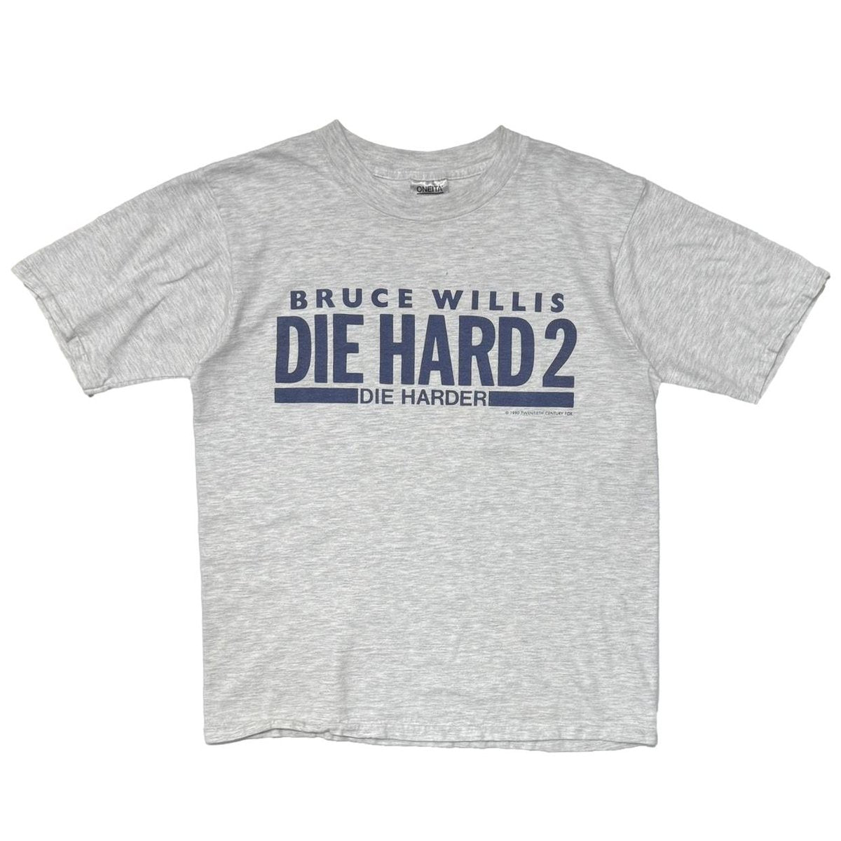 DIE HARD 2 MOVIE PROMO ASH GREY ONEITA LARGE 4159