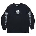 WEST COAST CHOPPERS IRON CROSS WHITE LS ALSTYLE XL 8176