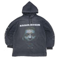 RAMMSTEIN SEHNSUCHT SWEAT HOODIE FADED BLACK FITS XL 7154