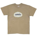 oasis BE HERE NOW OVAL LOGO BEIGE ANVIL LARGE 4661