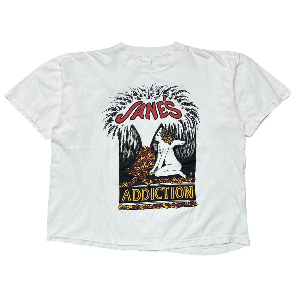 JANE'S ADDICTION TRIPLE X RECORDS WHITE FITS XL 8674