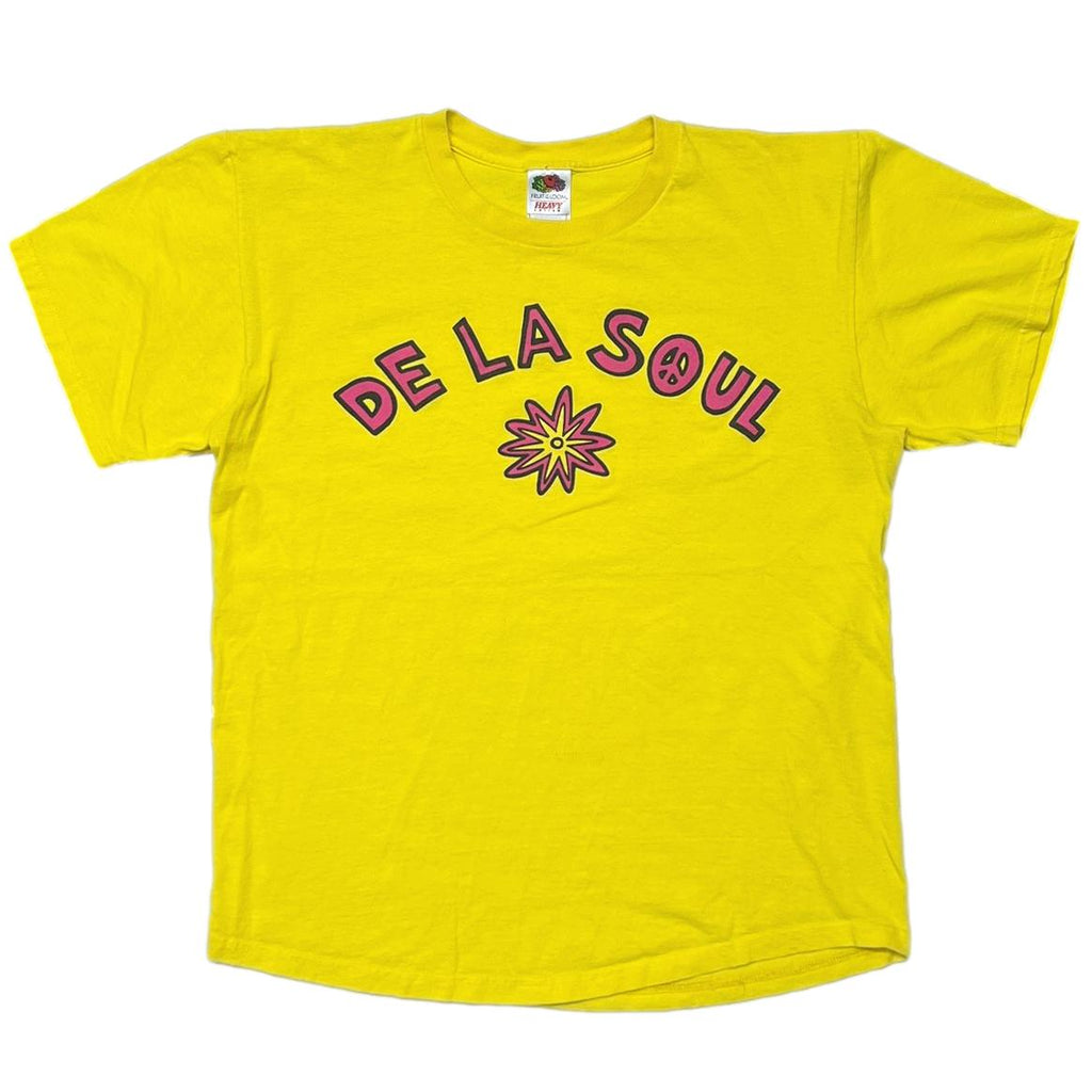 DE LA SOUL ARCH LOGO YELLOW FRUIT OF THE LOOM LARGE 1386