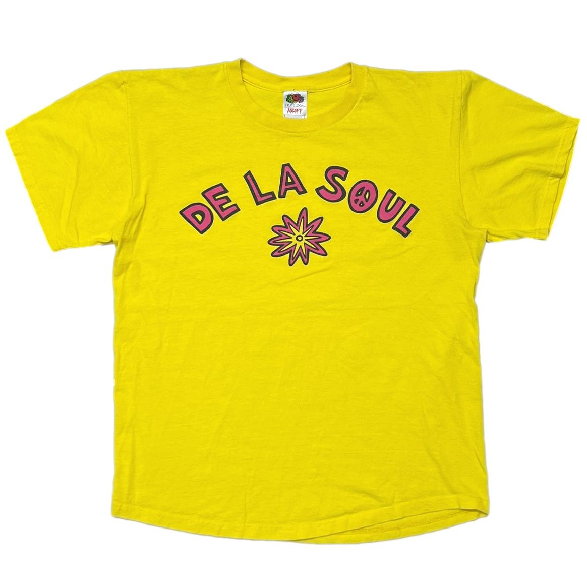 DE LA SOUL ARCH LOGO YELLOW FRUIT OF THE LOOM LARGE 1386