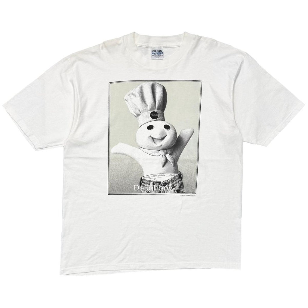DOUGHBOY CK PARODY WHITE GILDAN XL 8904