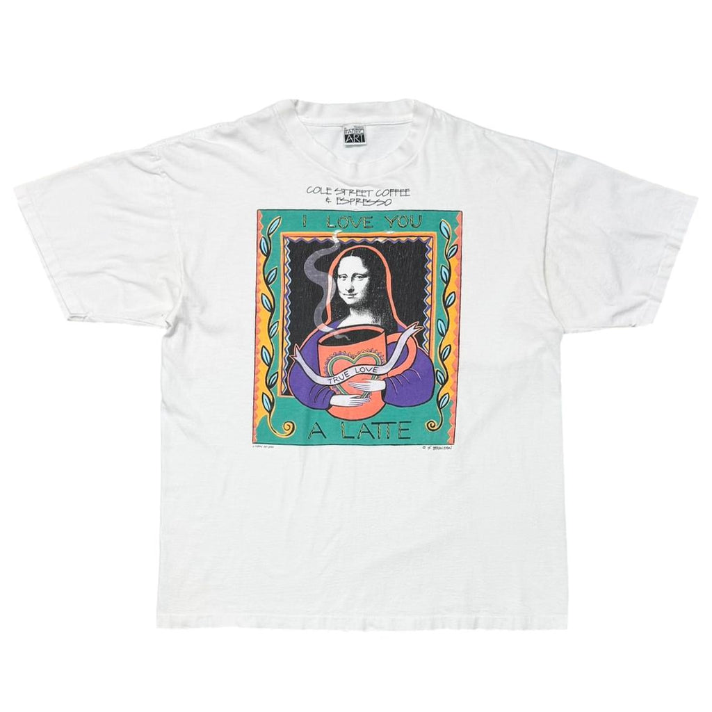 OLD&VINTAGE S. BRONZAN MONA LISA I LOVE YOU A LATTE WHITE XL 1159