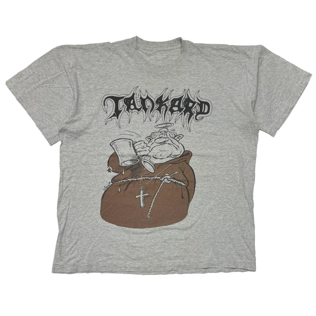 TANKARD MONKS HAVE NO FUN ASH GREY FITS XL 3256