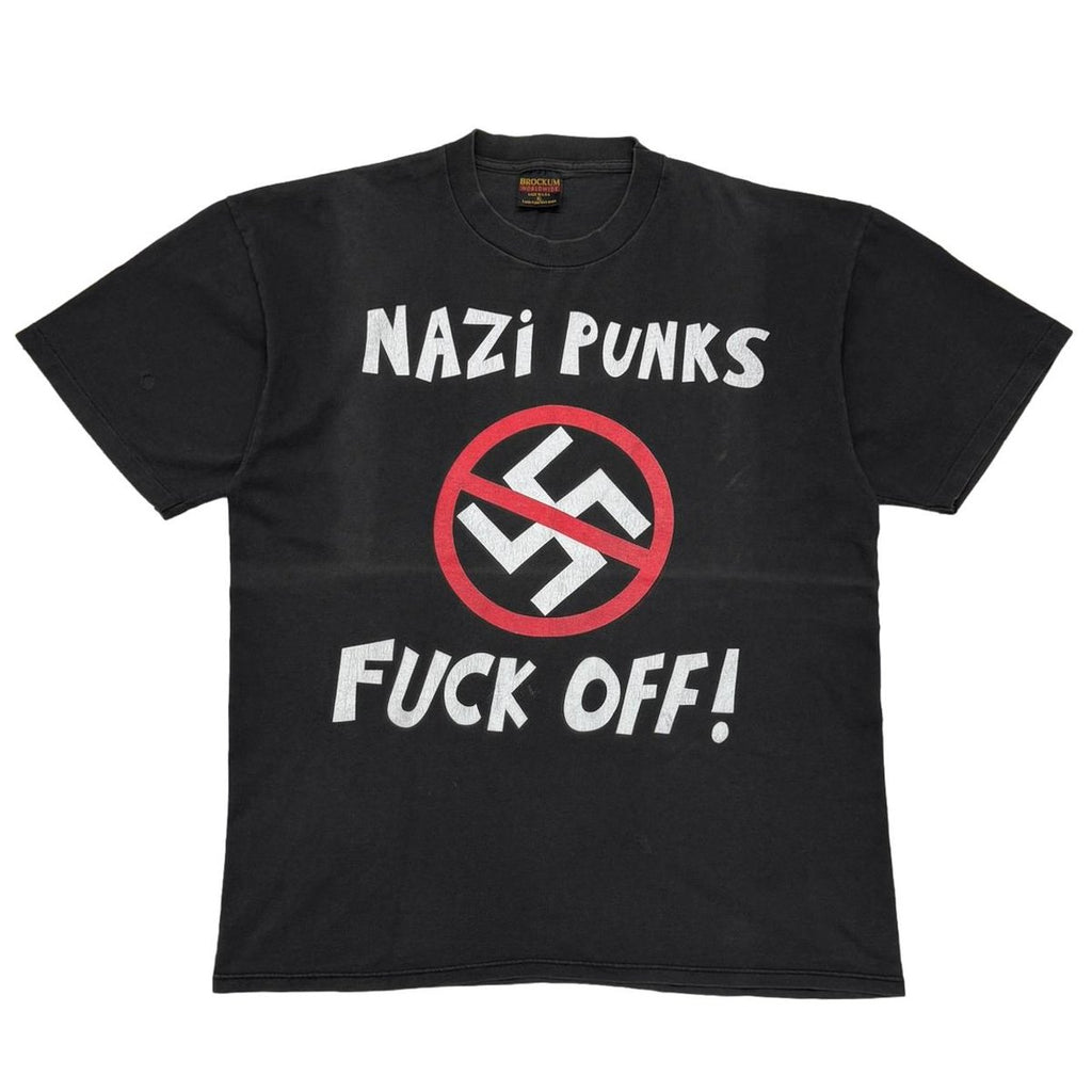 DEAD KENNEDYS NAZI PUNKS FUCK OFF BLACK BROCKUM XL 2421