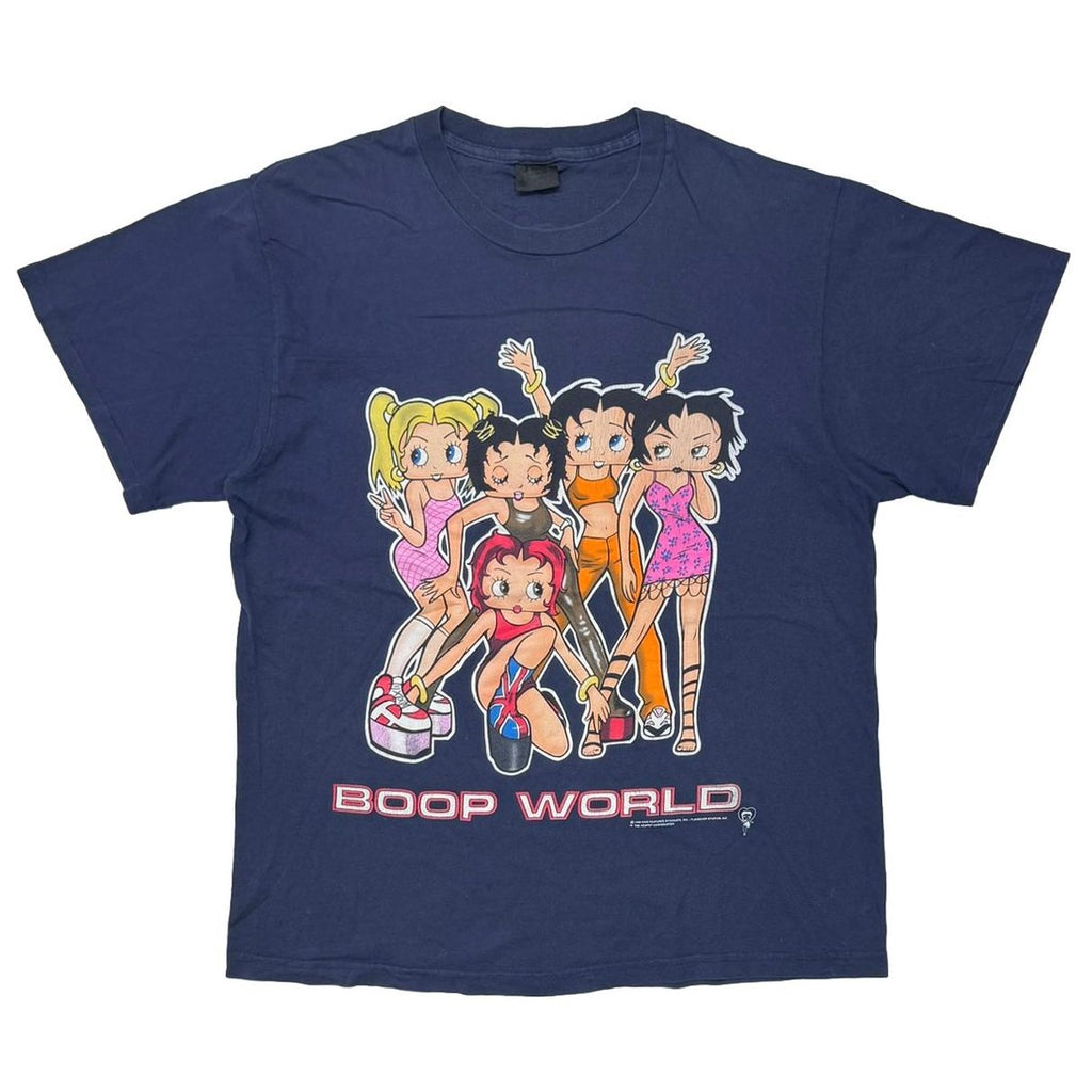 BETTY BOOP GIRL TOWER BOOP WORLD 1998 NAVY CHANGES XL 0573