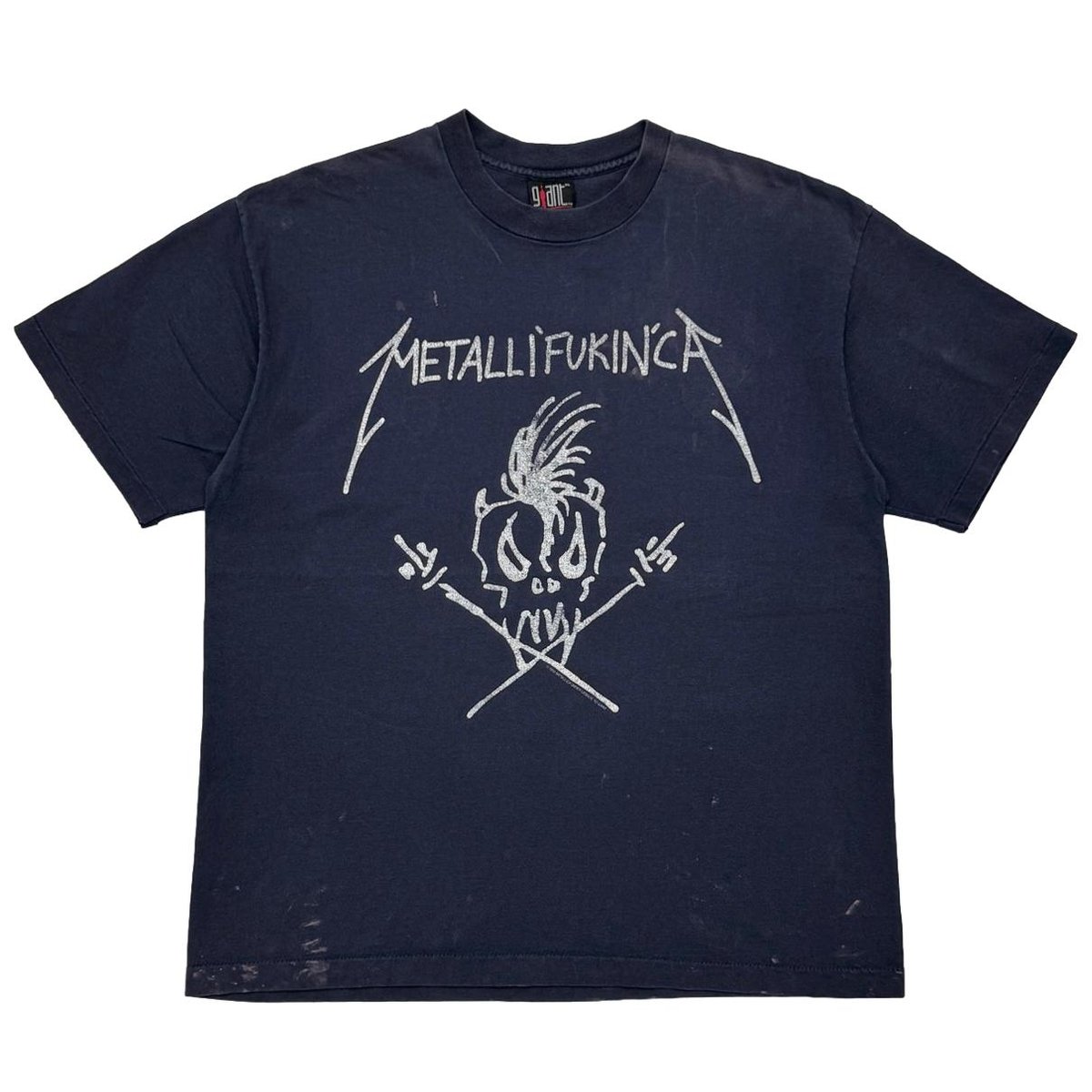 METALLICA METALLIFUKINCA BEEN THERE DONE IT NAVY GIANT BY TEE JAYS XL 7508