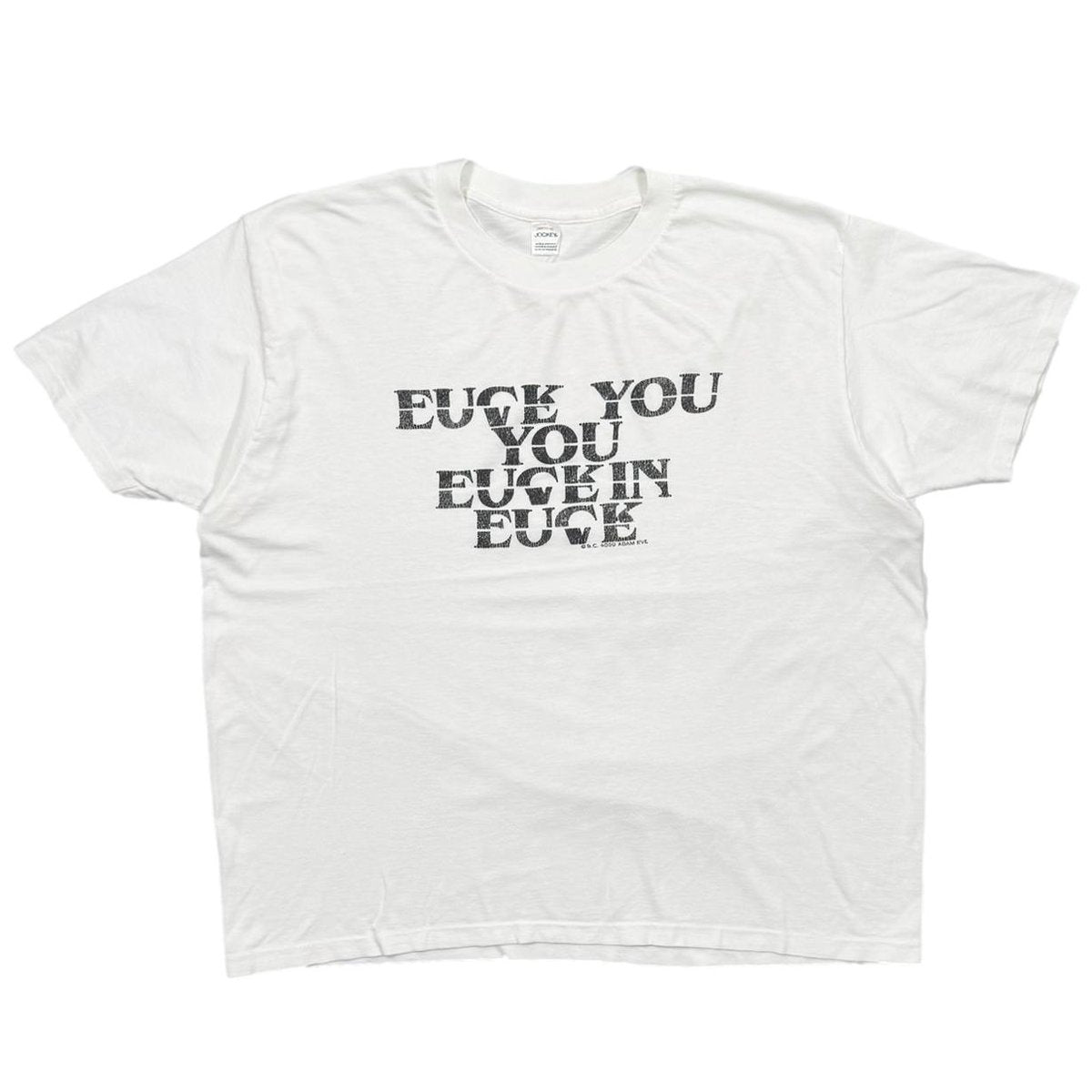 greatLAnd fuck love shirt / new vintage LARGE 6034