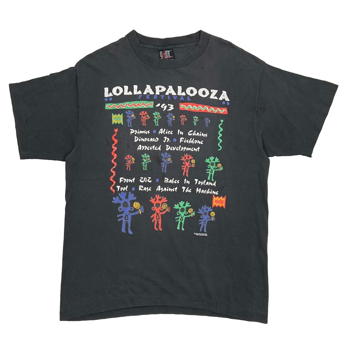 LOLLAPA LOOZA 1993 FESTIVAL BLACK GIANT BY TEEJAYS XL 5377