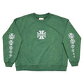 greatLAnd ORIGINAL CLUNKERS CREW NECK SWEAT SHIRT GREEN