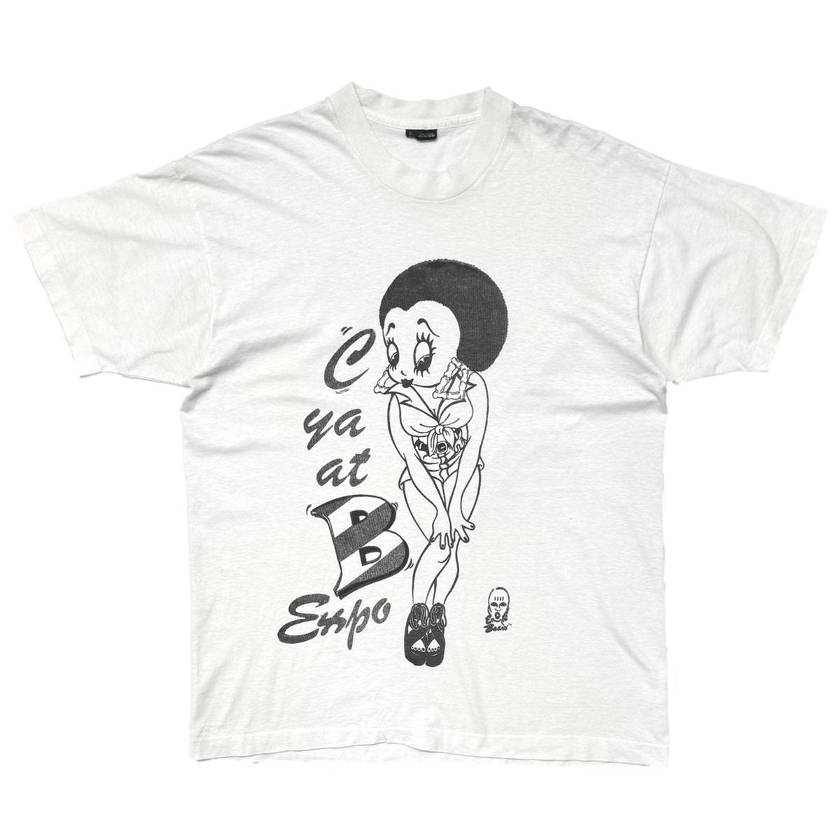BETTY BOOP MARILYN MONROE PARODY BOOTLEG WHITE FITS XL 4232