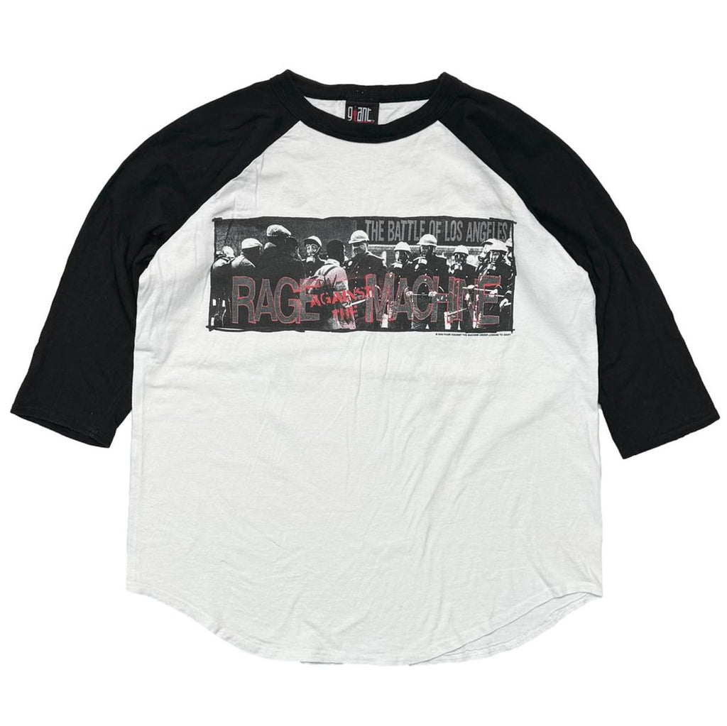 RAGE AGAINST THE MACHINE THE BATTLE OF LOS ANGELES RAGLAN GIANT LARGE 1970