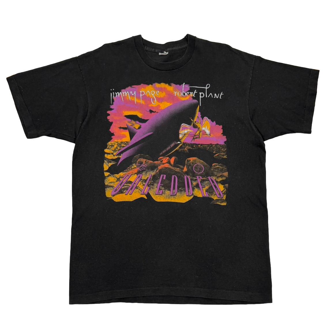 LED ZEPPELIN JIMMY PAGE & ROBERT PLANT UNITED STATES OF AMERICA 1995 FRUIT OF THE LOOM XL 5265
