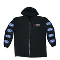 RAGE AGAINST THE MACHINE FUCT ZIPUP SWEAT HOODIE BLACK FITS XL 6819