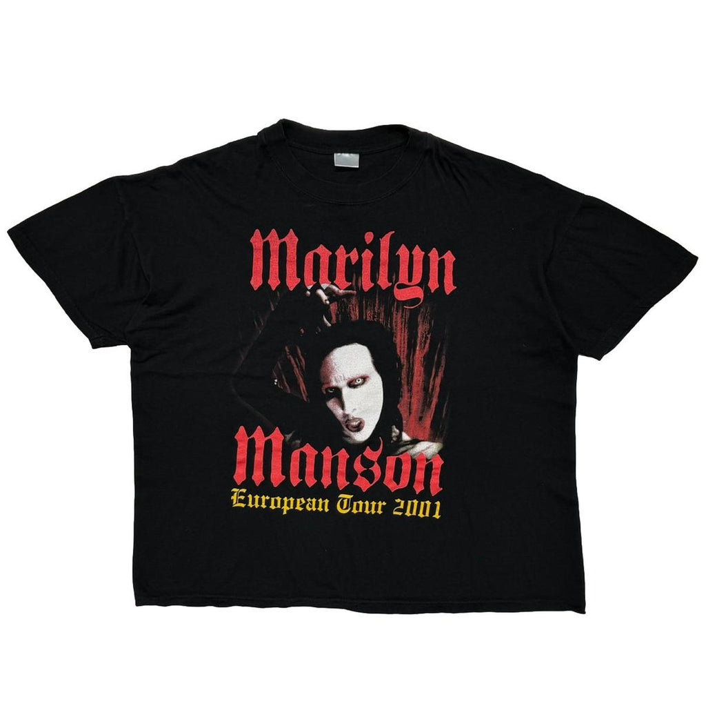 MARILYN MANSON EUROPEAN TOUR 2001 BACK HOLYWOOD EURO BOOTLEG XL 5221