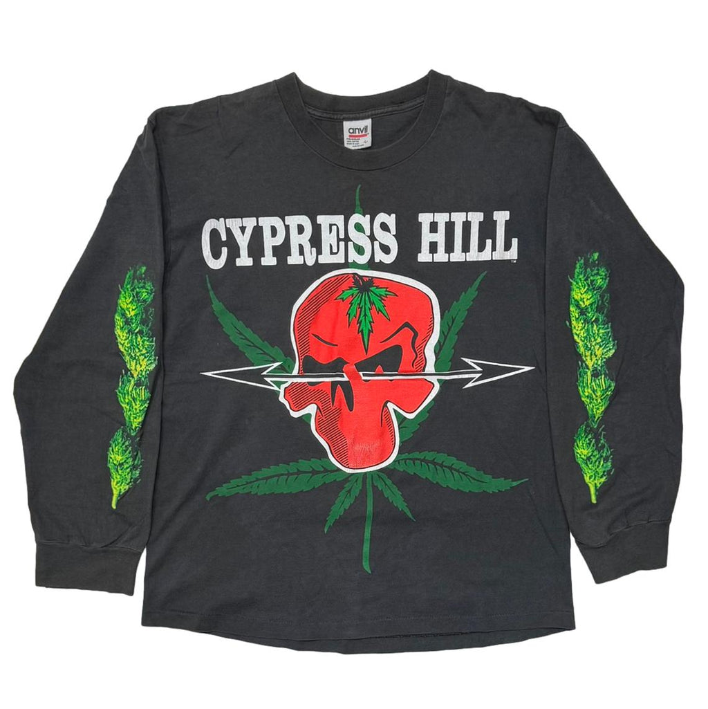 CYPRESS HILL WEED SKULL LS ANVIL LARGE 1021