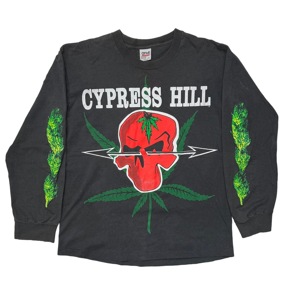 CYPRESS HILL WEED SKULL LS ANVIL LARGE 1021
