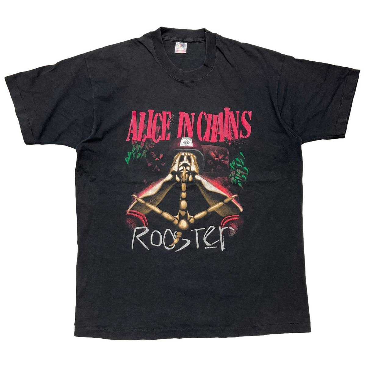 ALICE IN CHAINS ROOSTER FRUIT OF THE LOOM XL 1267