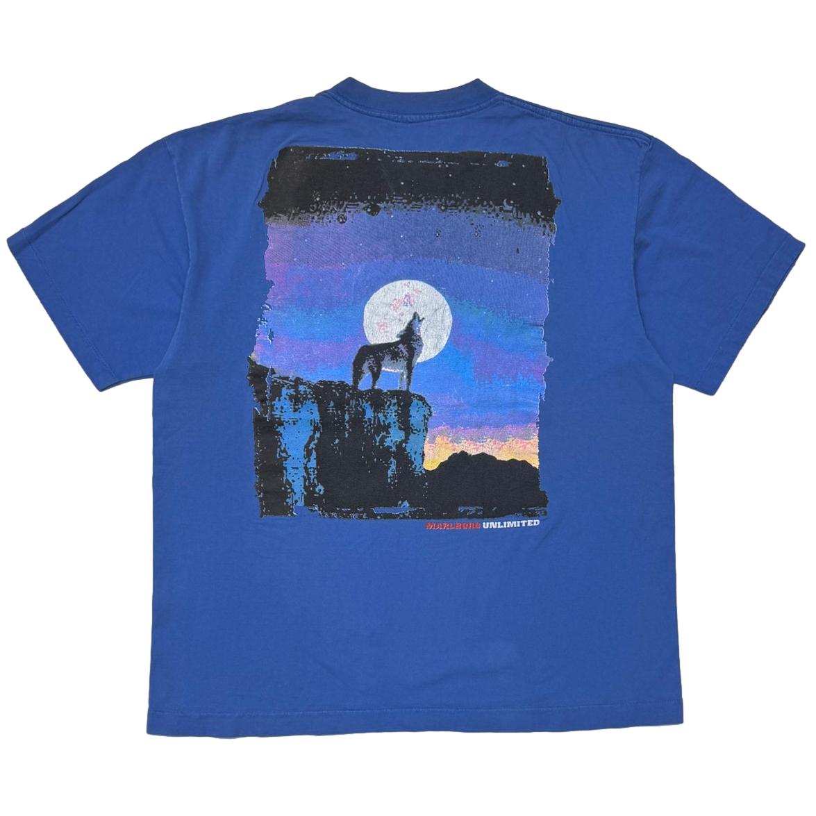 Marlboro COYOTE POCKET TEE BLUE FITS XL 9364