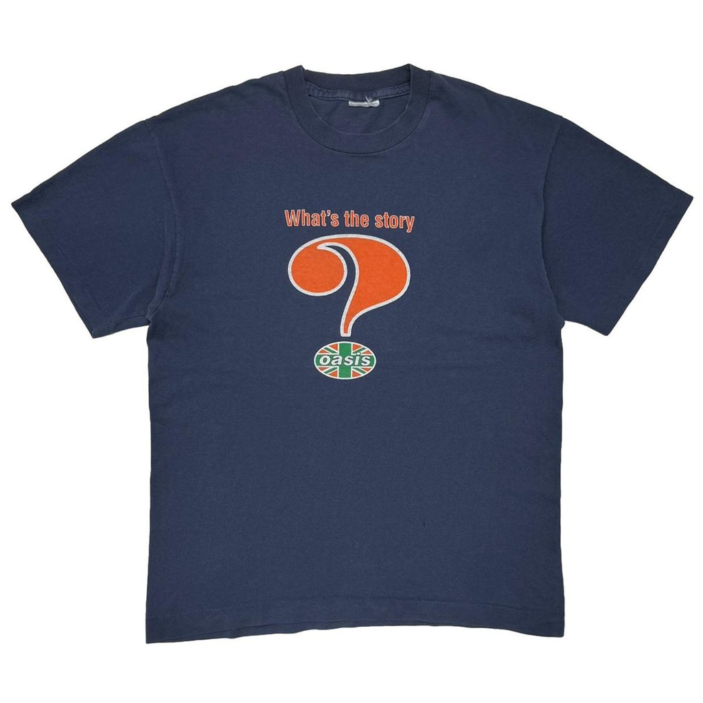 oasis WHAT'S THE STORY NAVY LARGE 5496