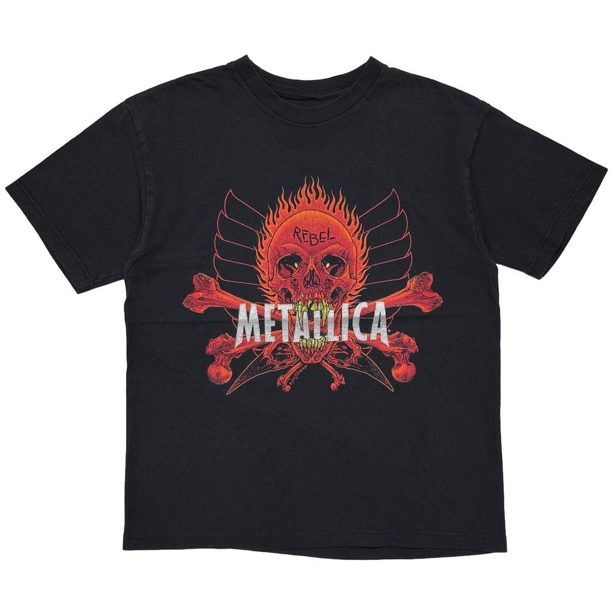 METALLICA PUSHEAD YING YANG REBEL SKULL FITS XL 5745