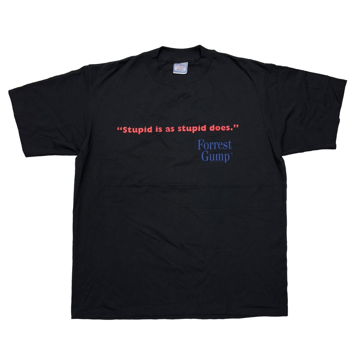 FORREST GUMP "Stupid is as stupid does" ALL SPORT XL 8367