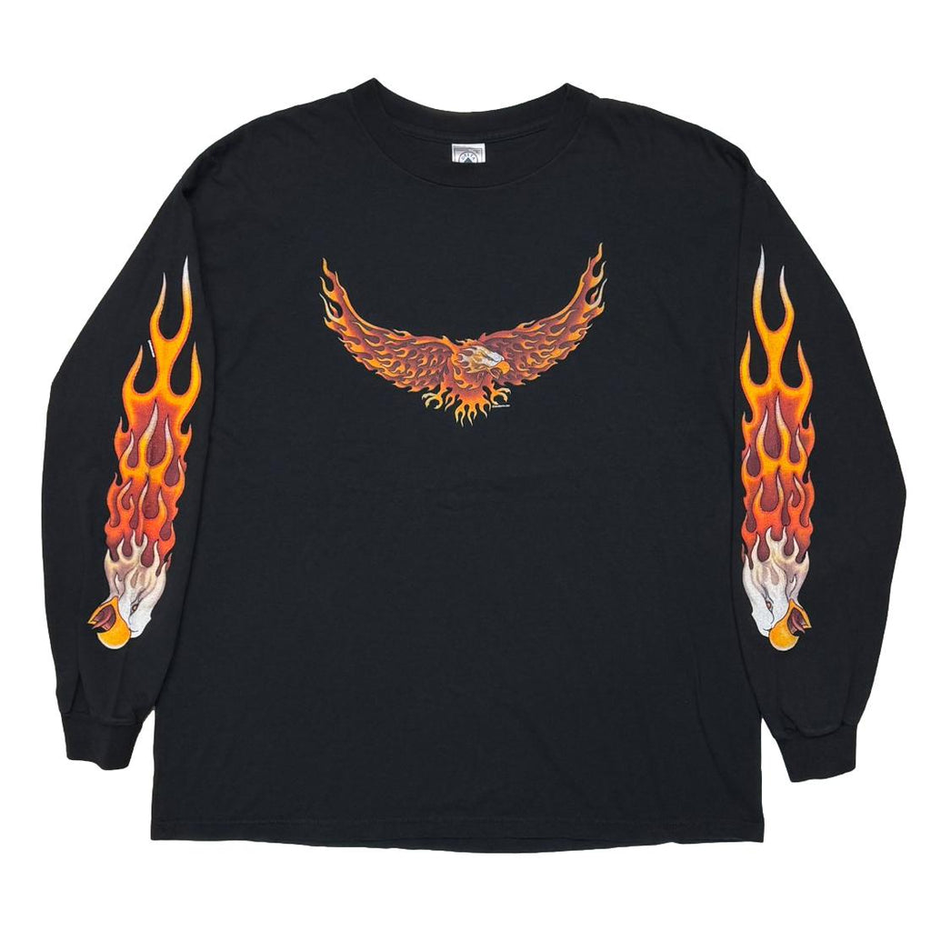 OLD&VINTAGE 2000 EAGLE FLAME ARM PRINT LS DELTA XL 9479
