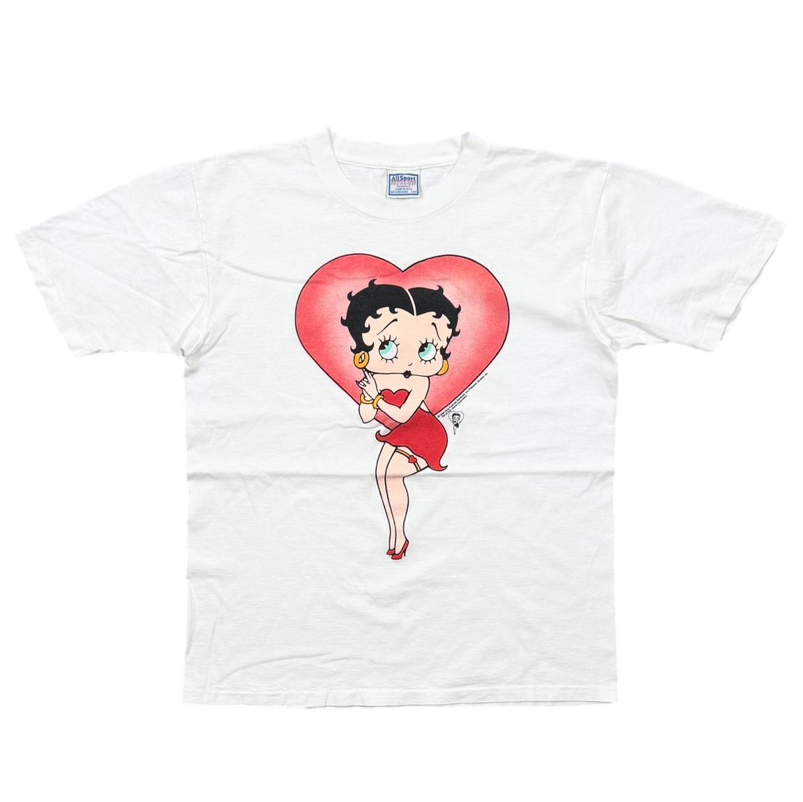 BETTY BOOP 1994 LINK PRINT WHITE ALL SPORT LARGE 7323