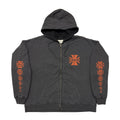 greatLAnd ORIGINAL CLUNKERS ZIP HOODIE / DOUBLE FACE BLACK/ORANGE