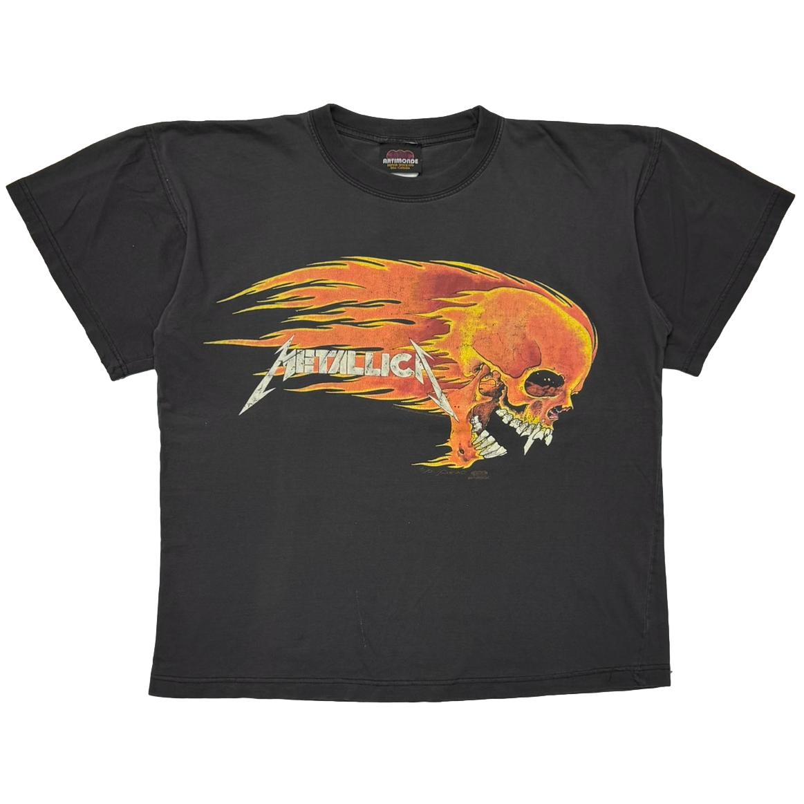 METALLICA PUSHEAD SIDE FLAMING VAMPIRE SKULL ARTIMONDE XL 5076