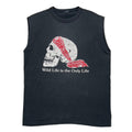 OLD&VINTAGE BANDANA SKULL WILD LIFE ONLY LIFE SLEEVELESS FITS LARGE 4140