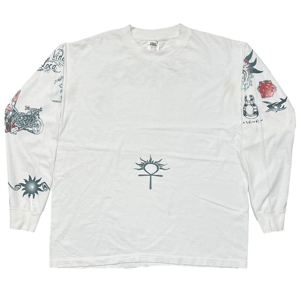 DENNIS RODMAN TATOO LS WHITE XL 4921