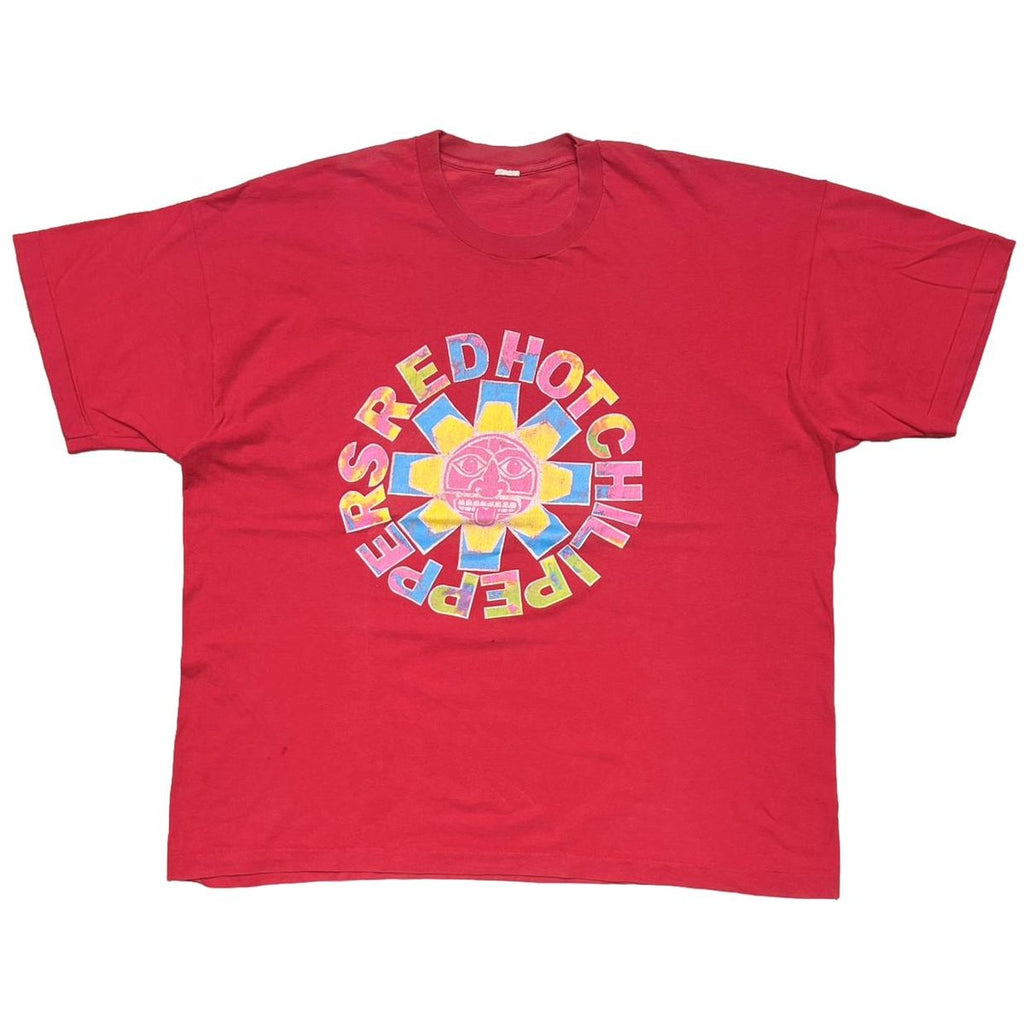 RED HOT CHILI PEPPERS AZTEC BACK TOUR RED FITS XL 9092