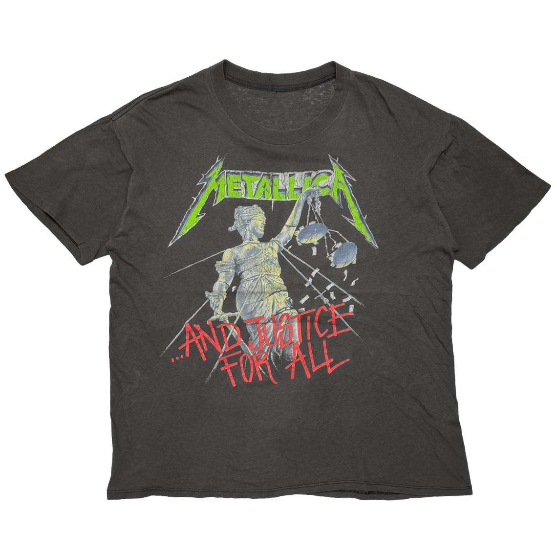 METALLICA AND JUSTICE FOR ALL TOUR 88-89 FITS XL 0447