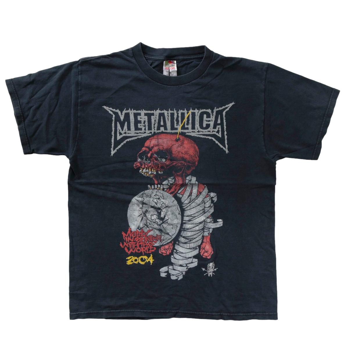 METALLICA 2004 PUSHEAD MADLY IN ANGER WITH THE WORLD FOTL LARGE 9321