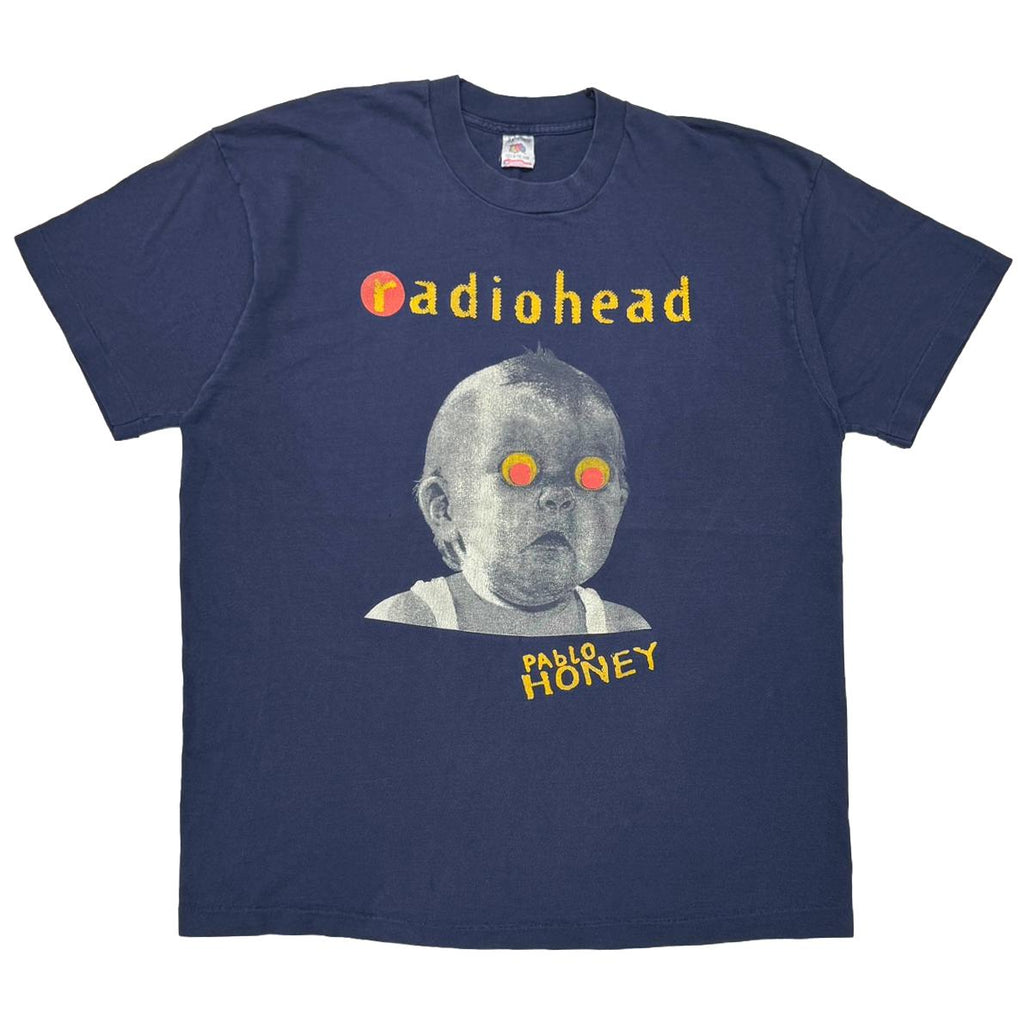 RADIOHEAD PABLO HONEY NAVY FRUIT OF THE LOOM XL 5503