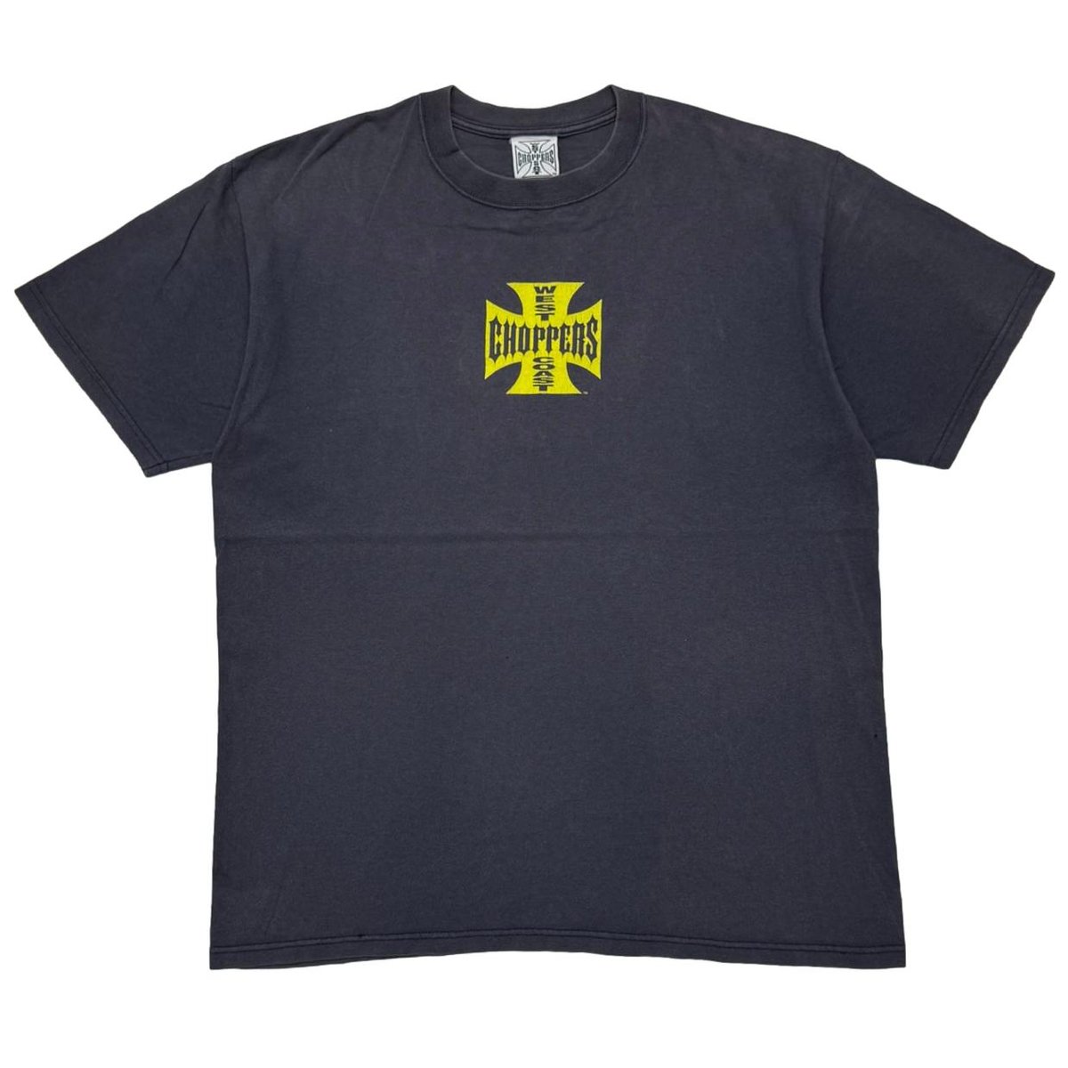 WEST COAST CHOPPERS FRONT IRON CROSS CHOPPERS FOR LIFE NAVY LARGE 3414