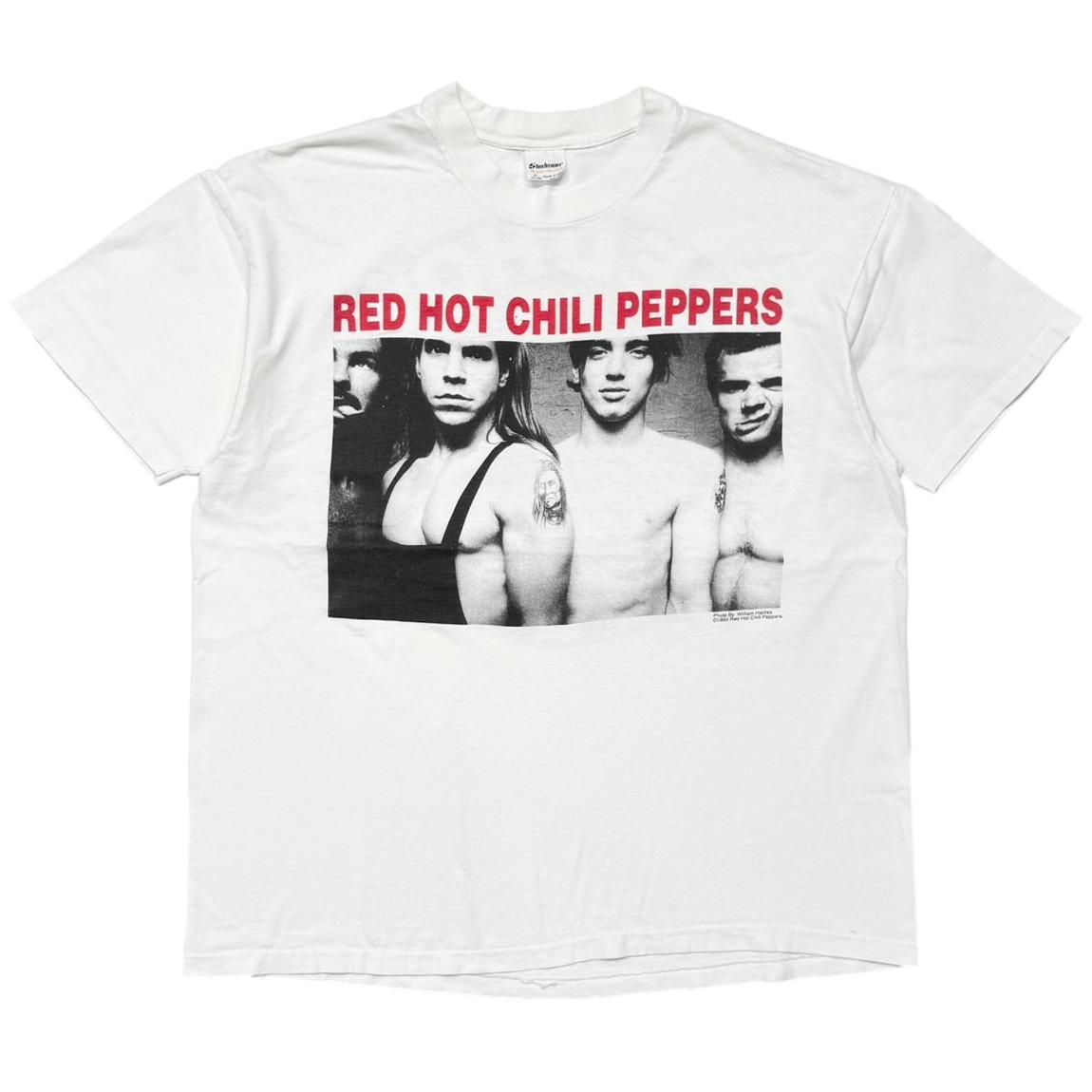 RED HOT CHILI PEPPERS 199O WILLIAM HAMES PORRAIT MEMBER WHITE STEDMAN XL 9091