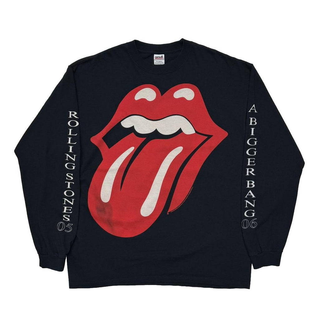 THE ROLLINIG STONES BIG TONGUE A BIGGER BANG TOUR LS ANVIL XL 5778