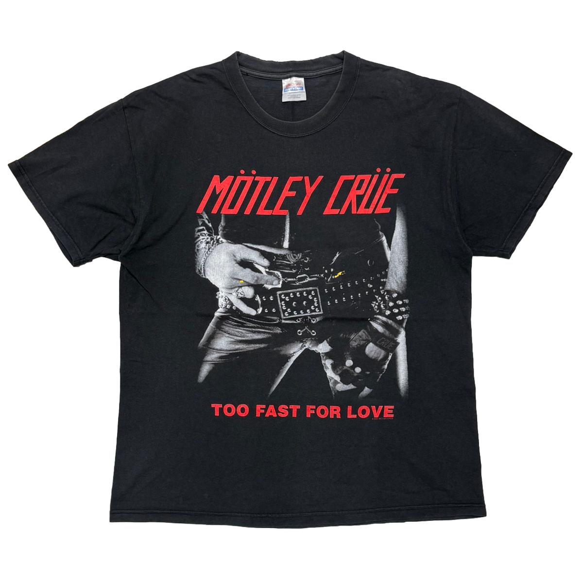 MOTLEY CRUE TOO FAST FOR LOVE HANES LARGE 1808