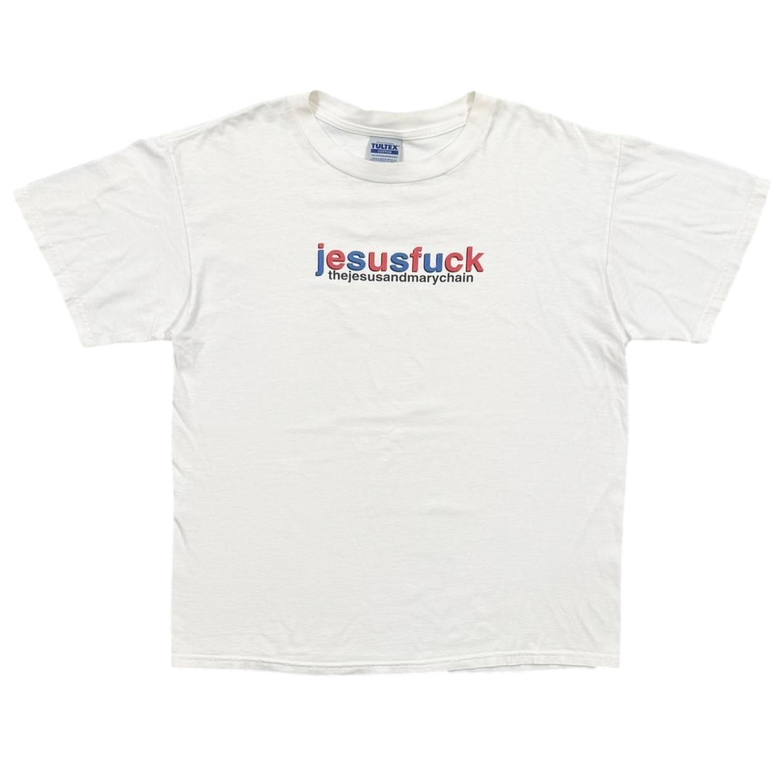 THE JESUS AND MARYCHAIN jesusfuck WHITE TULTEX LARGE 5624