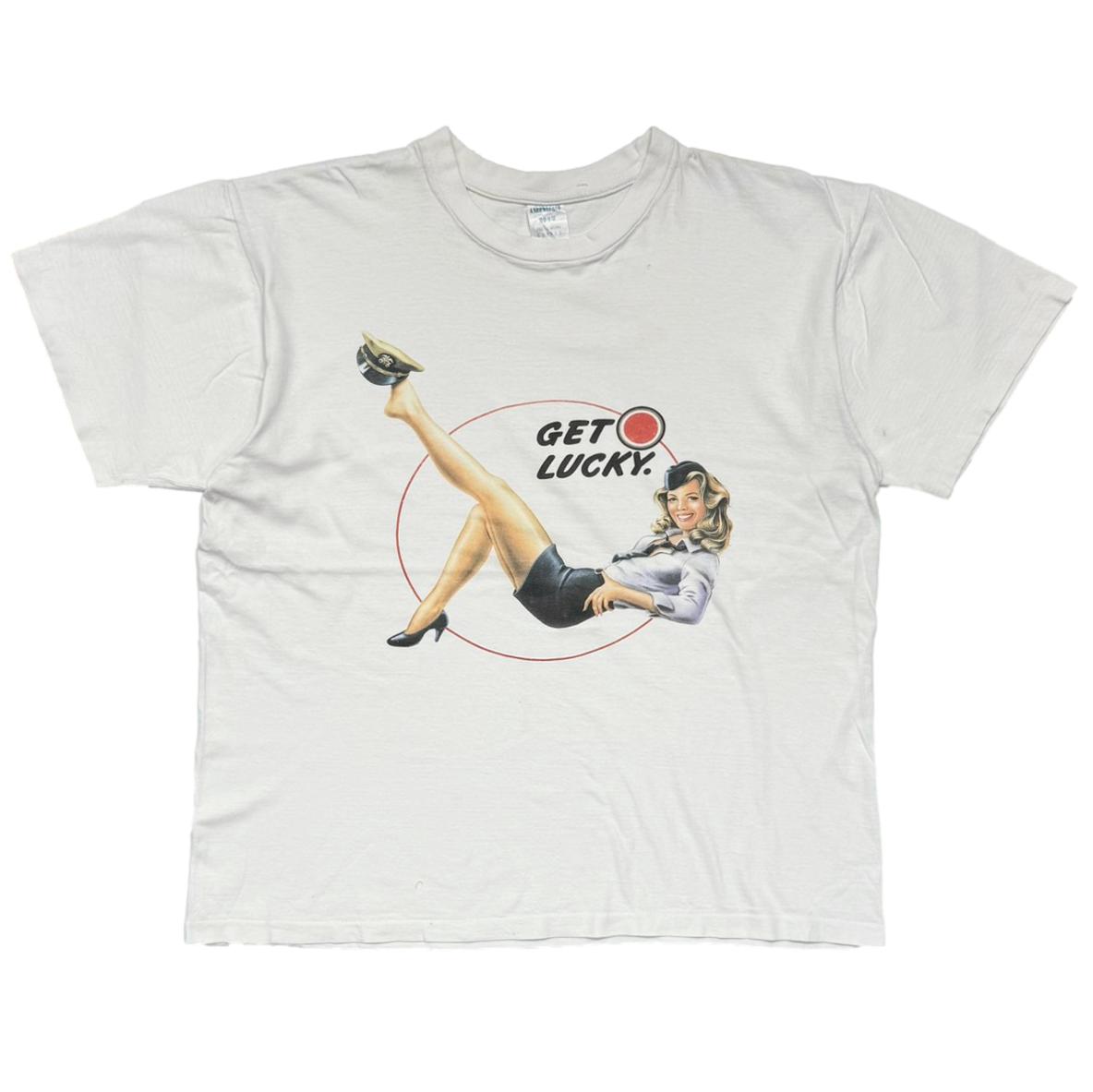 LUCKY STRIKE PIN UP GIRL GET LUCKY WHITE XXL 8446