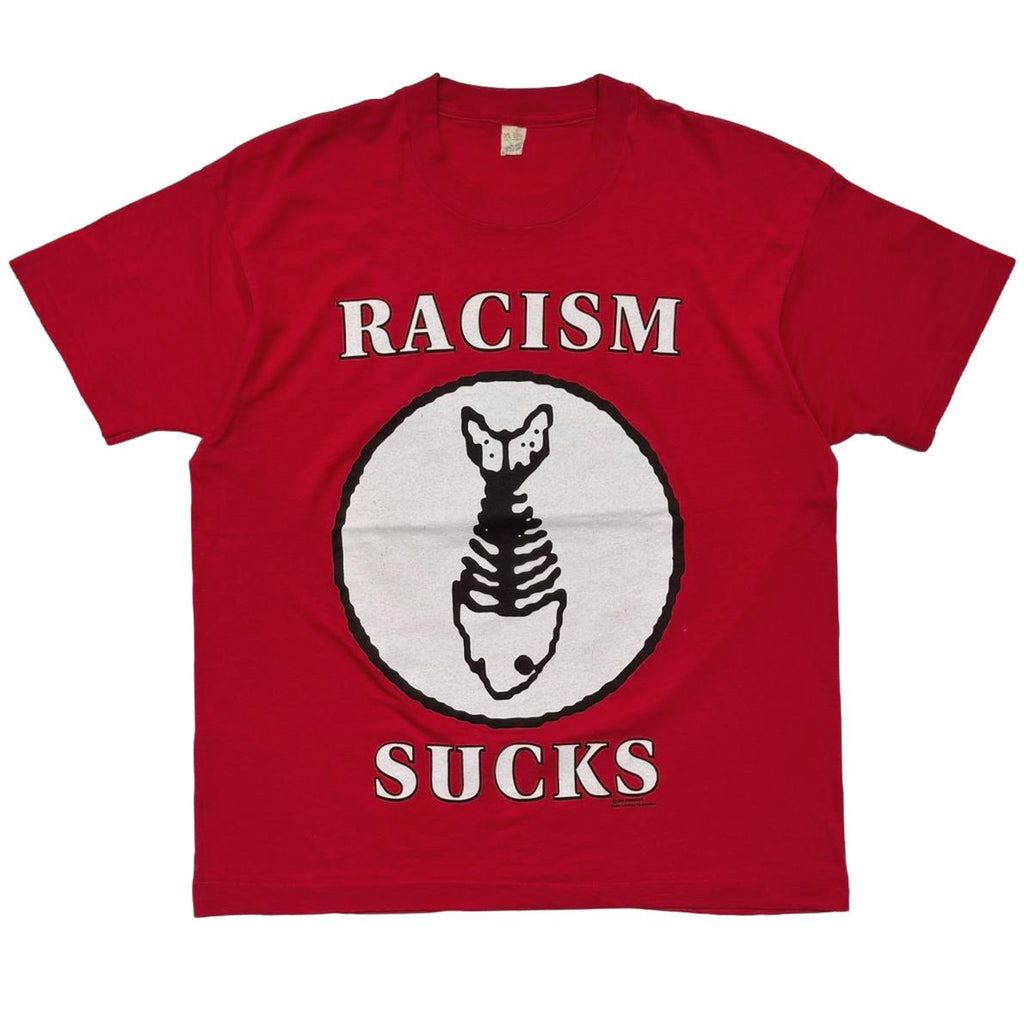 FISHBONE 1991 RACISM RED SCREEN STARS XL 8838