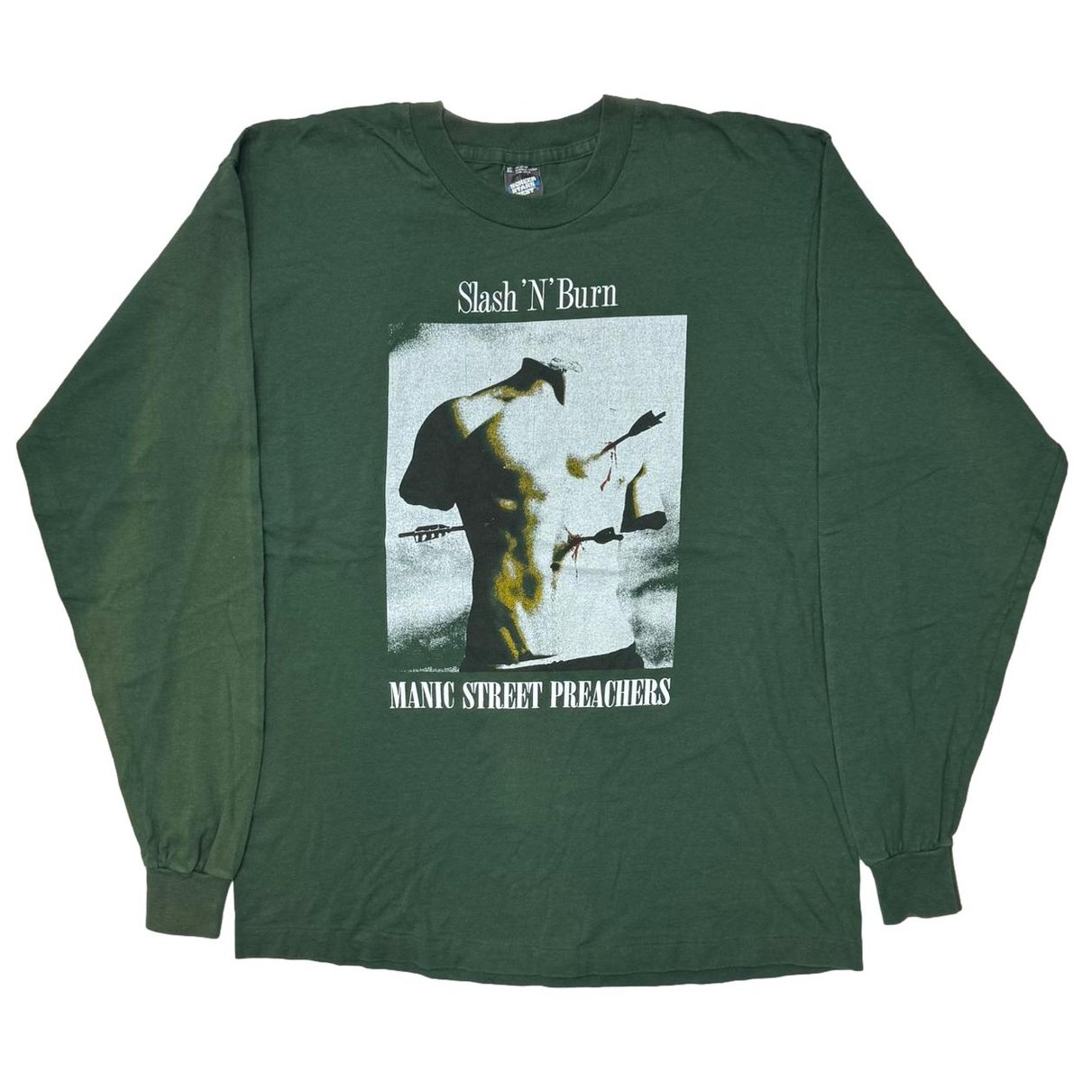 MANIC STREET SLASH N' BURN LS GREEN SCREEN STARS XL 2408